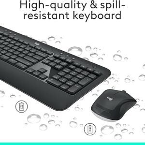 Logitech MK540 Advanced Wireless Keyboard and Mouse Combo