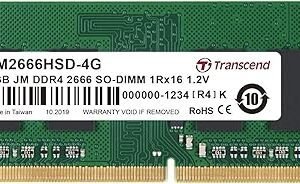TRANSCEND 4GB JM DDR4 2666MHz SO-DIMM 1Rx16