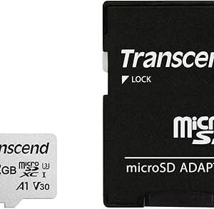 Transcend 512GB microSDXC Micro SD Card A1 V30 UHS-I U, 4K UHD Video Memory Card With Adapter