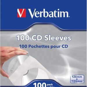 Verbatim CD/DVD Paper Sleeves 100pk