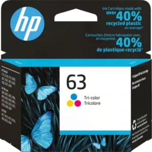 HP 63 Tri-Color Original Ink Cartridge